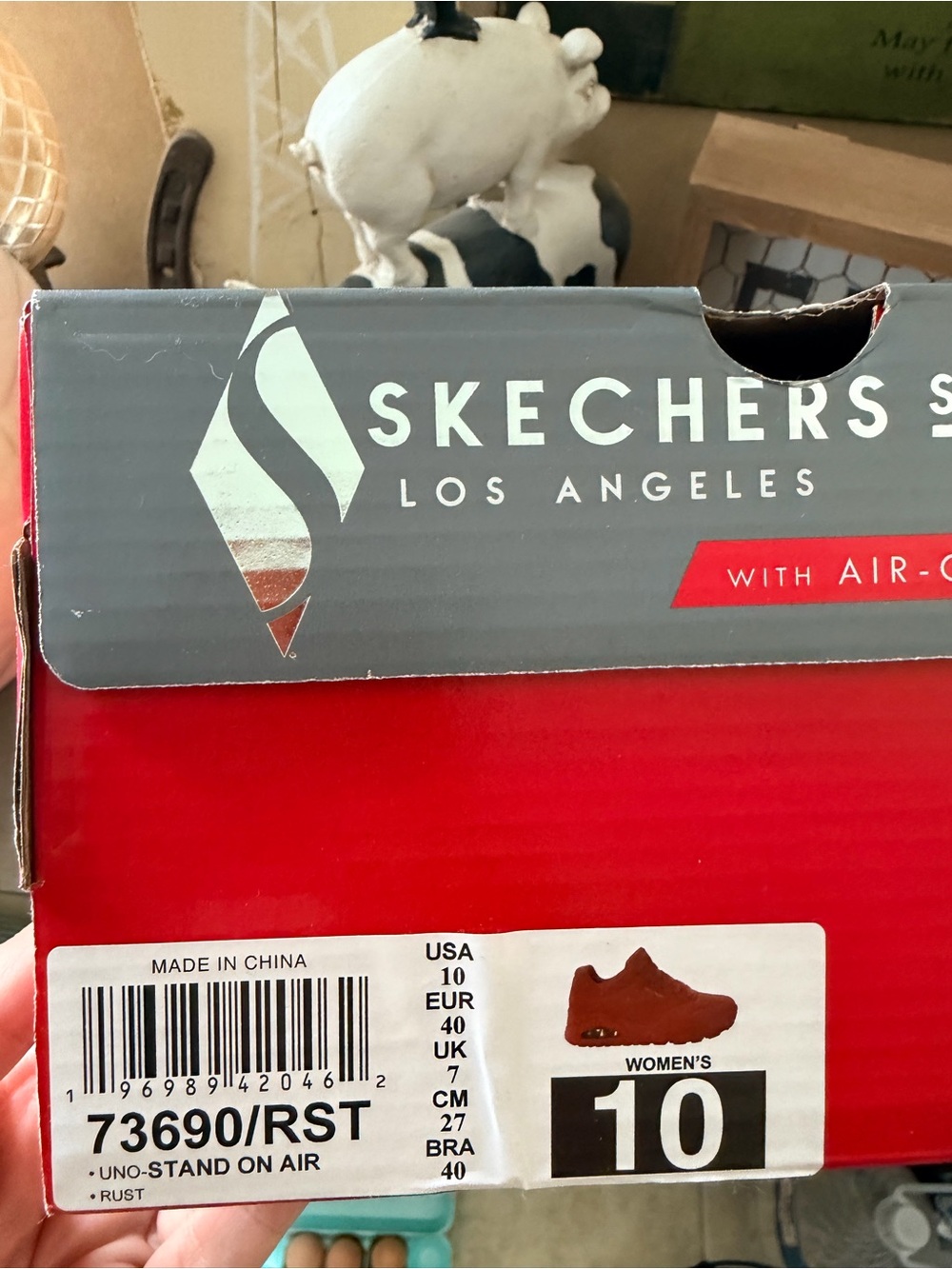 Skechers Women's Coral/Orange Platform Athletic Sneakers - Picture 7 of 7